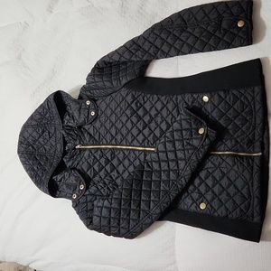 Copper Key quilted jacket with hood EUC